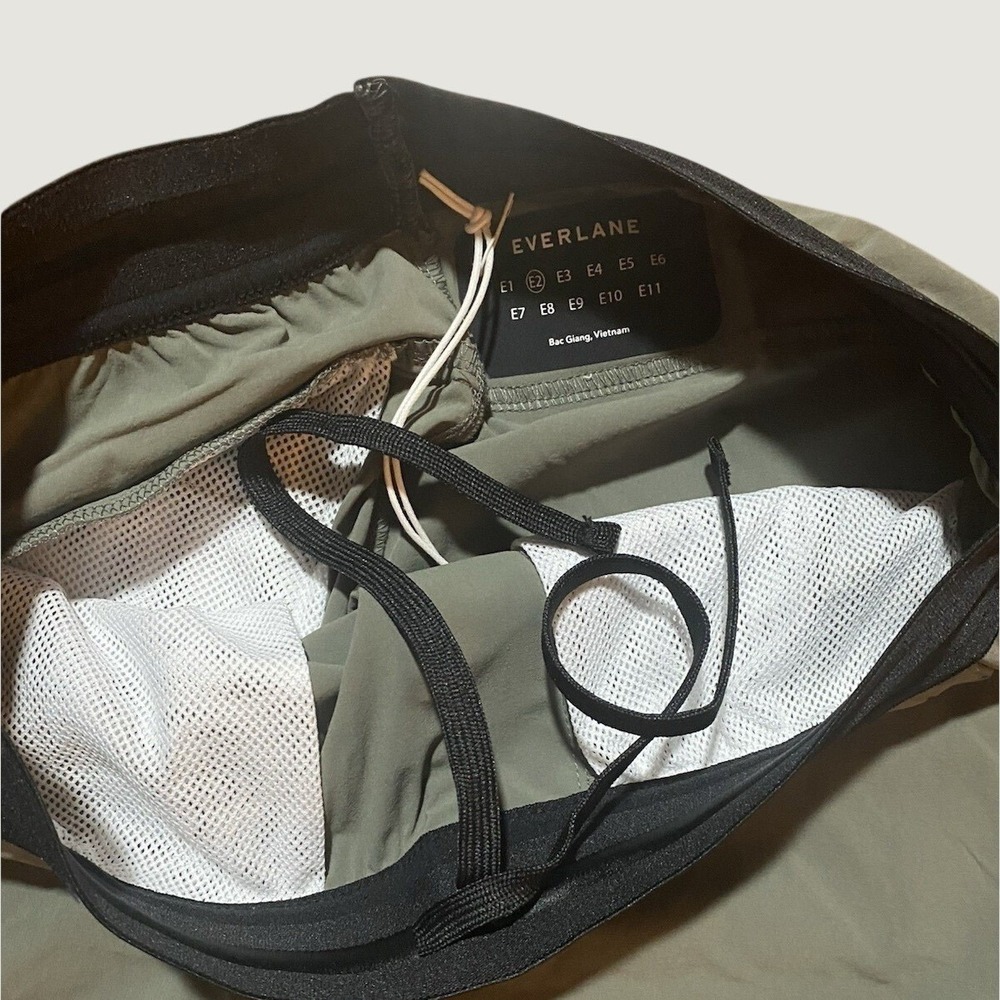 Everlane NWT Men's Active Jogger Pants Gray Gunmetal XS Slim Tapered Drawstring - Picture 4 of 8
